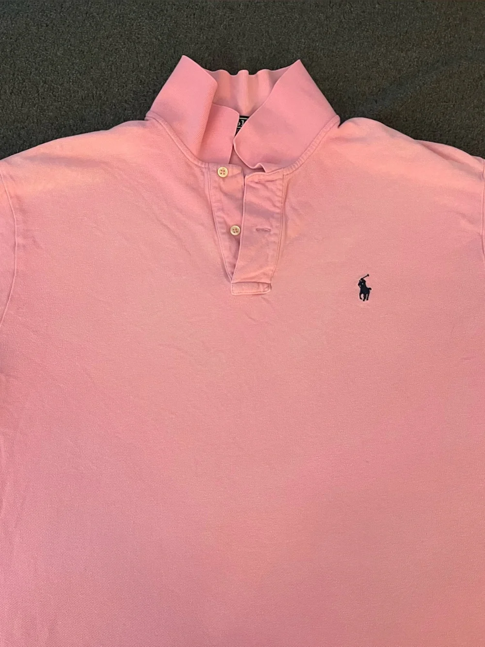 Ralph Lauren Polo Short-Sleeve Knit — Light Blue & Coral Pink Set of 2 size XL